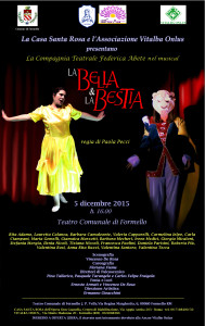LOCANDINA La Bella e la Bestia Musical Formello 2015  BIG
